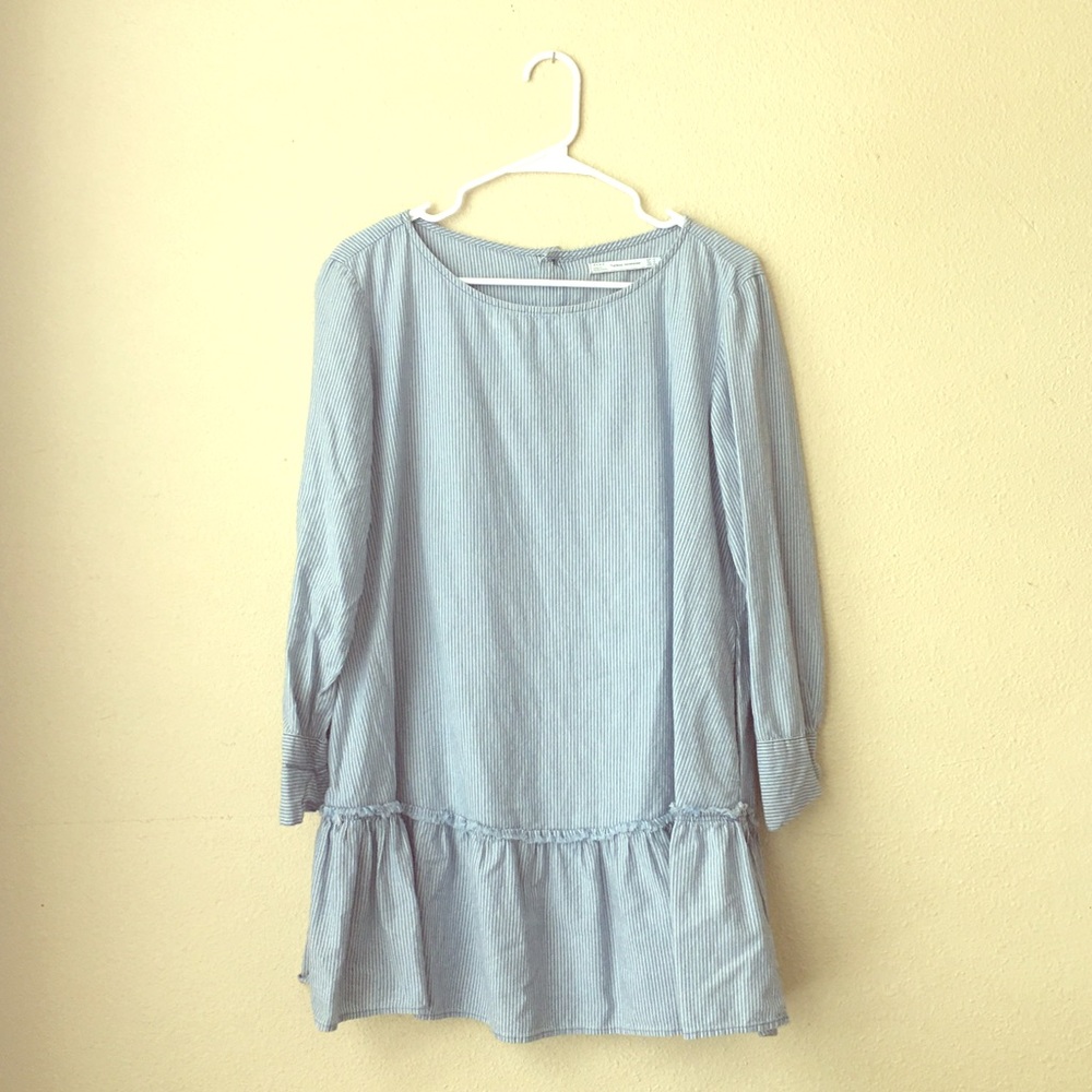Zara stripes swing dress